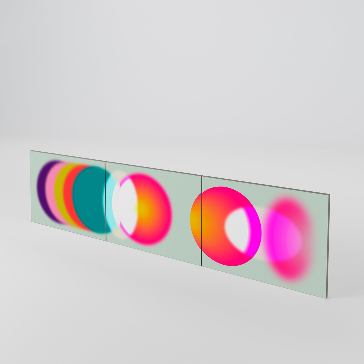 SYMPHONY OF COLORS Set di 3 ante per mobile TV