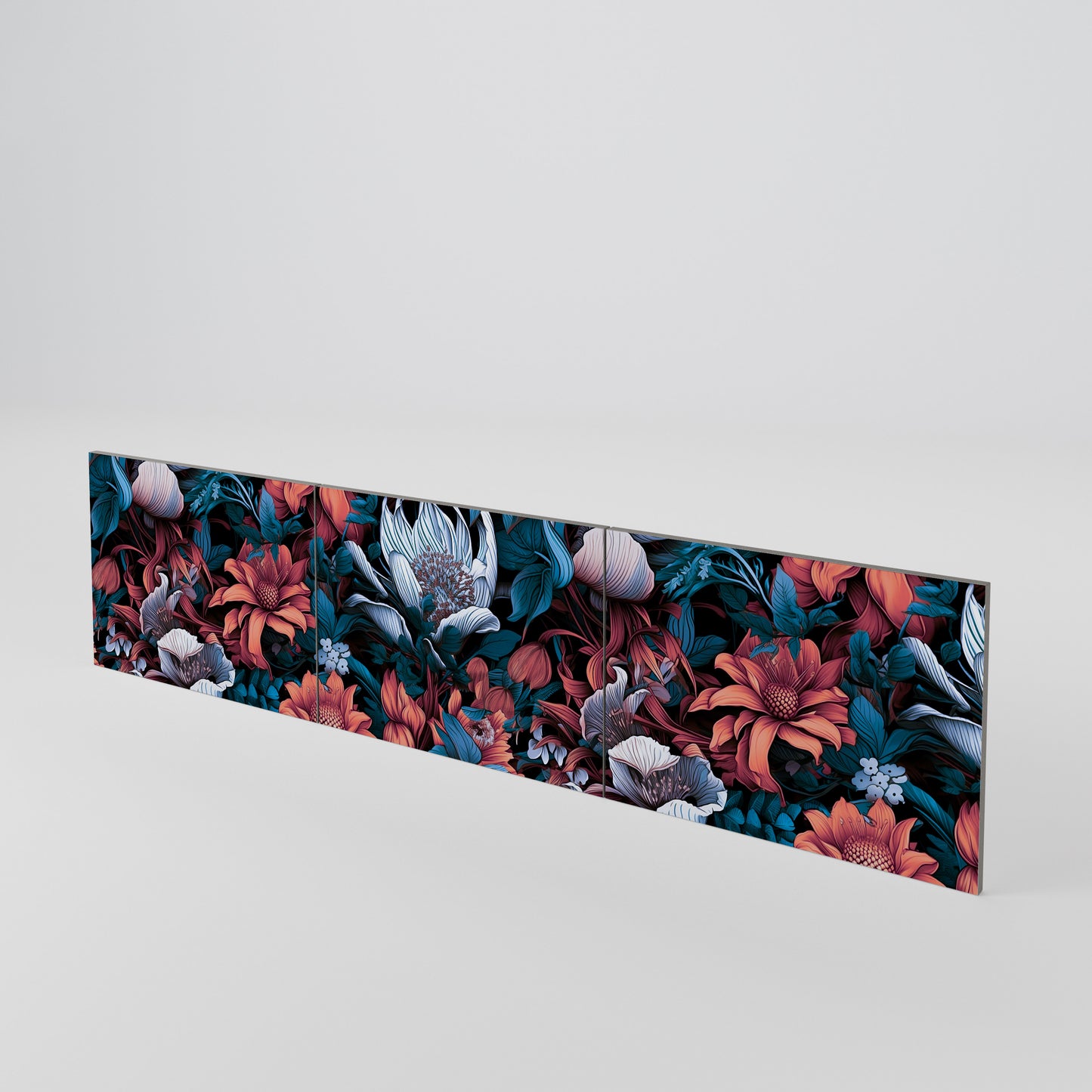 ETHEREAL BLOSSOMS Set di 3 ante per mobile TV