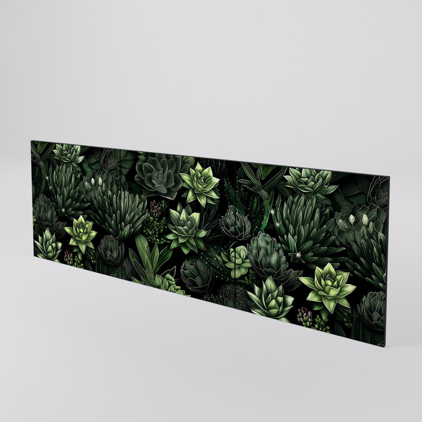 SUCCULENT JUNGLE Set di 3 ante per madia
