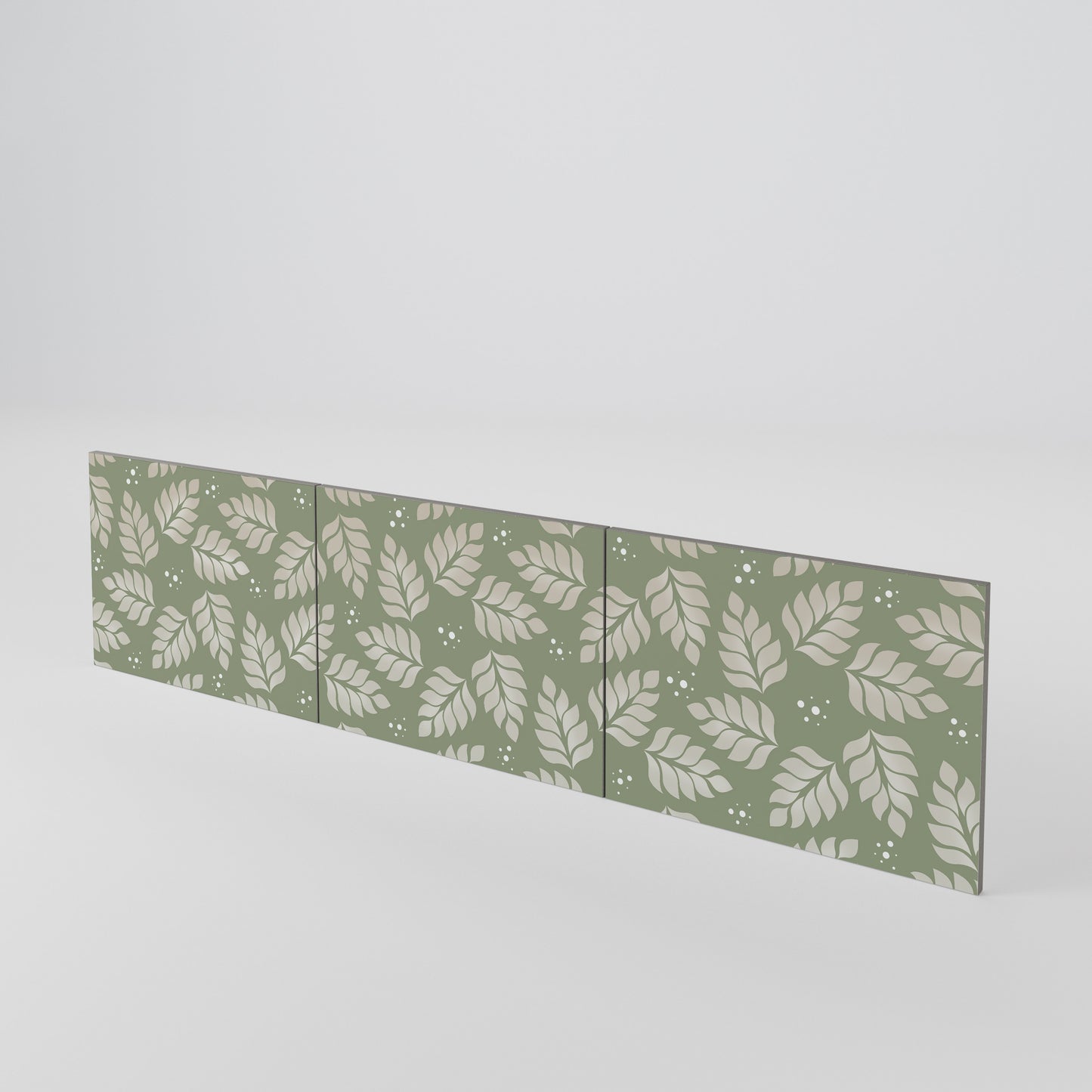 LEAVES ON GREEN Set di 3 ante per mobile TV