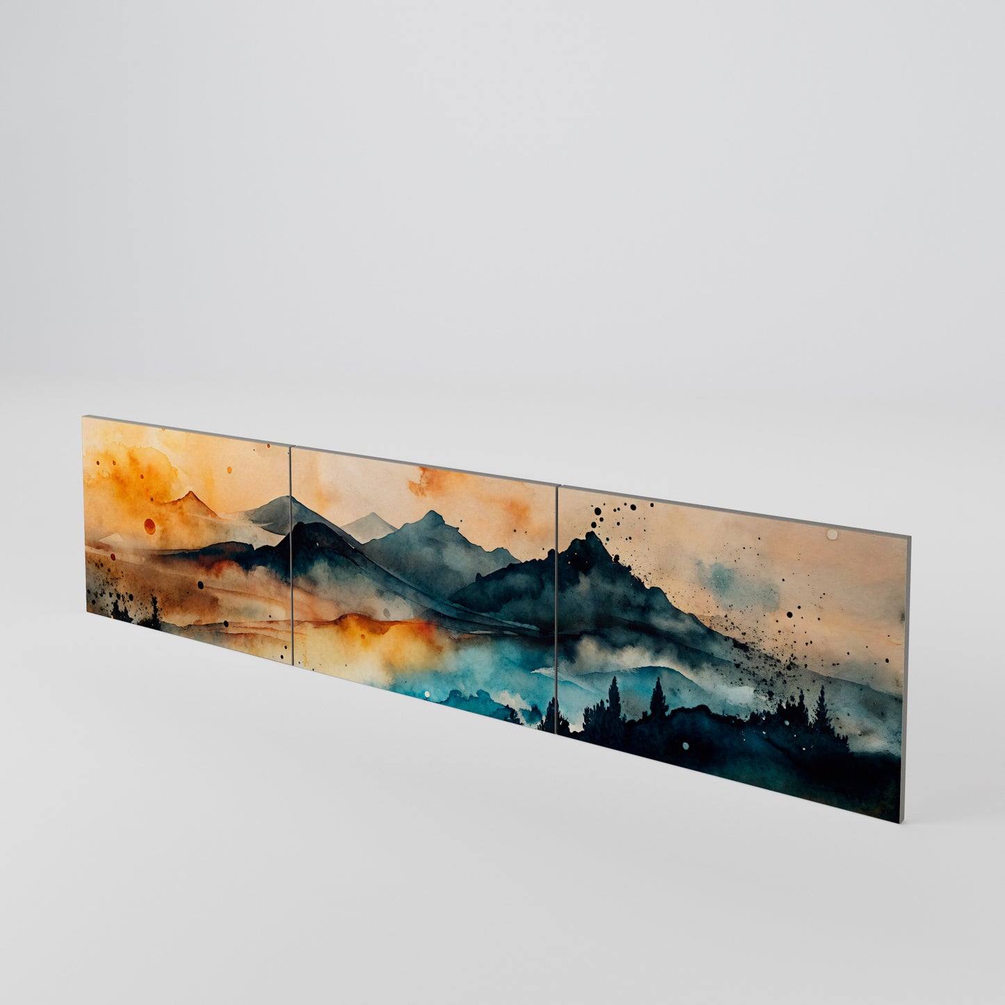 OMINOUS MOUNTAINS Set di 3 ante per mobile TV