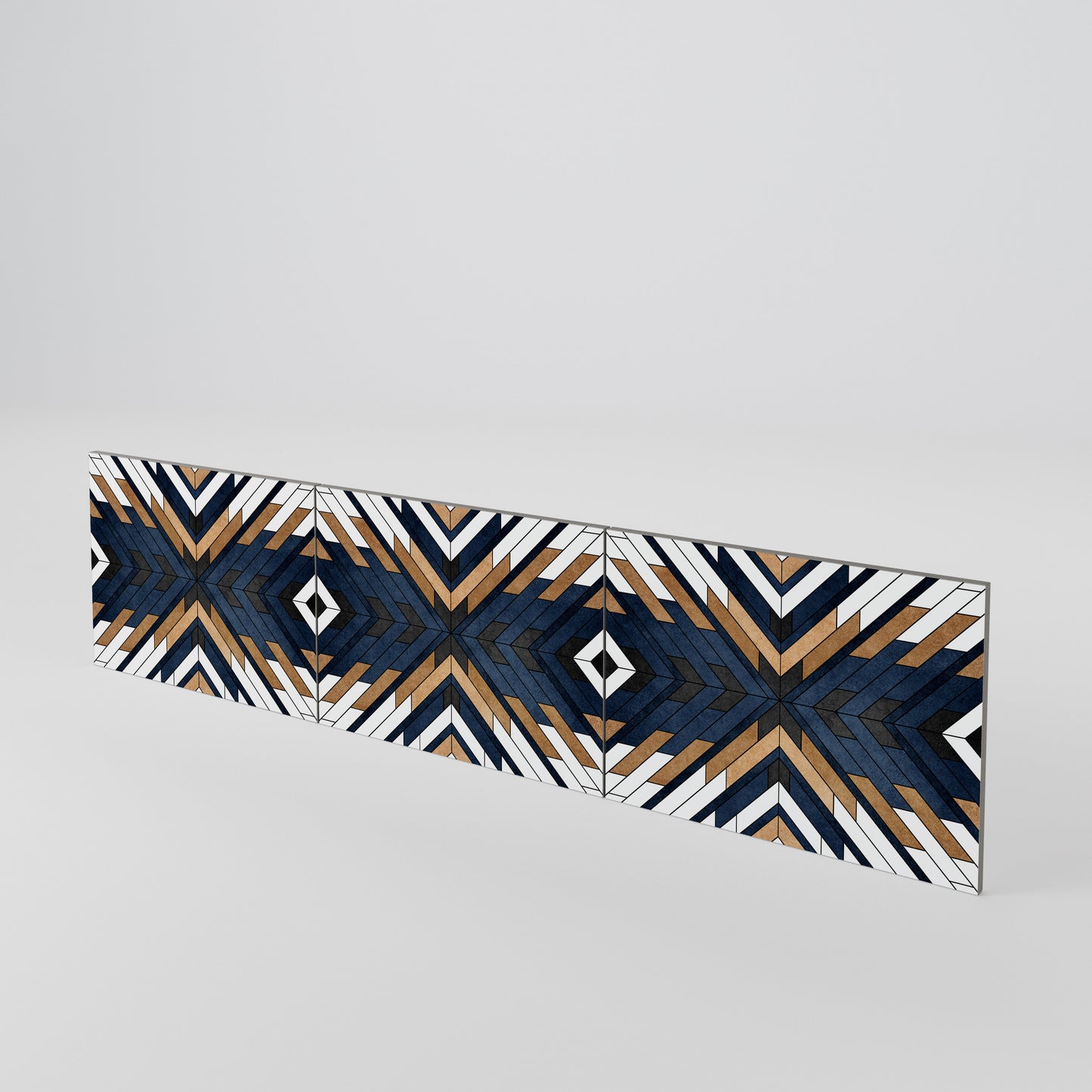 ARTFUL GEOMETRY Set di 3 ante per mobile TV