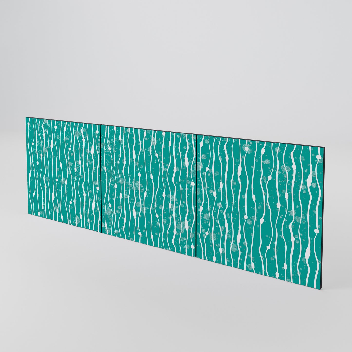 TURQUOISE RAIN 3-Piece Sideboard Door Set
