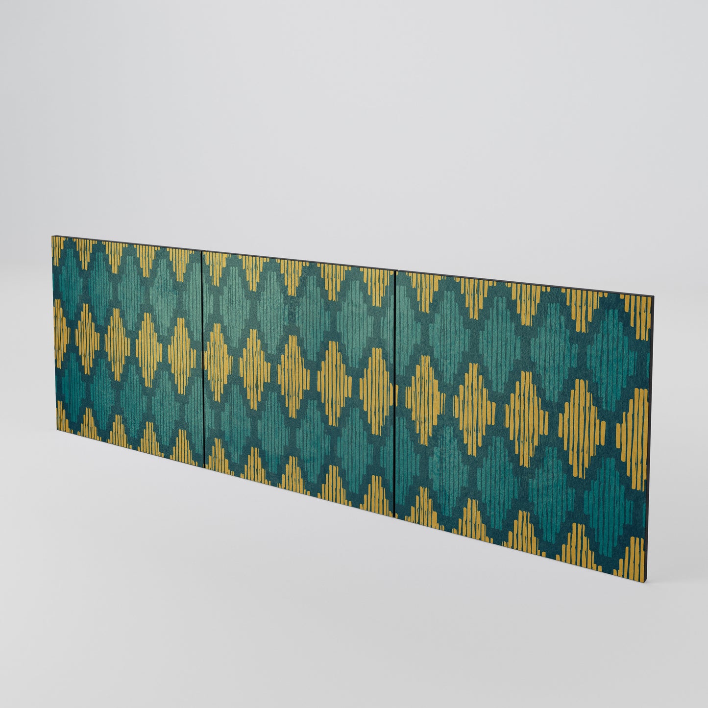 POLYGONS 3-Piece Sideboard Door Set