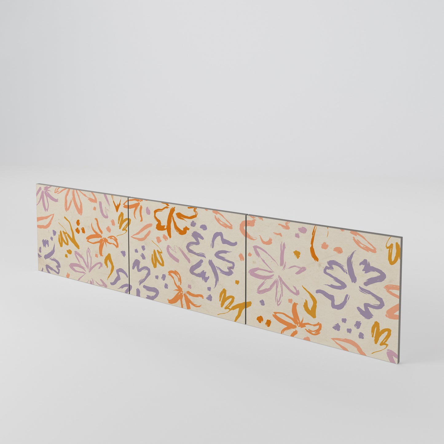 SPRING WHIMSY Set di 3 ante per mobile TV