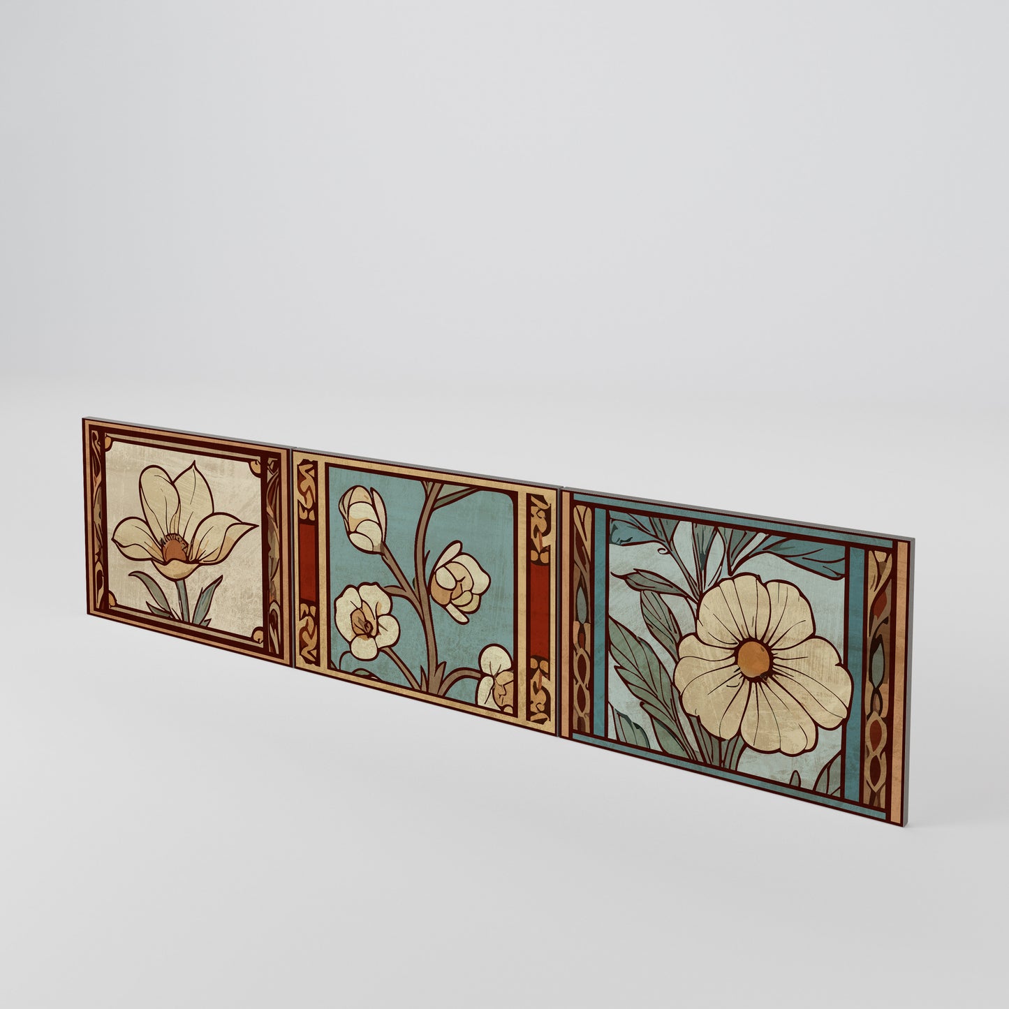 TIMELESS FLORA Set di 3 ante per mobile TV