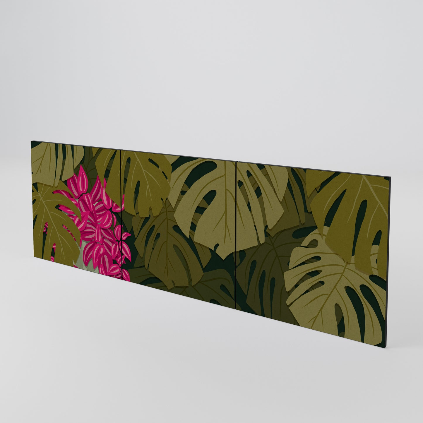 TROPICAL BEAUTY Set di 3 ante per madia