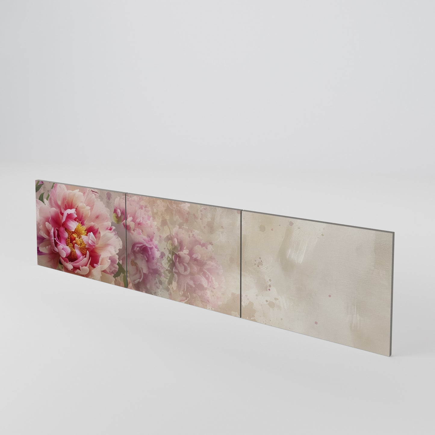 PEONY WHISPER Set di 3 ante per mobile TV