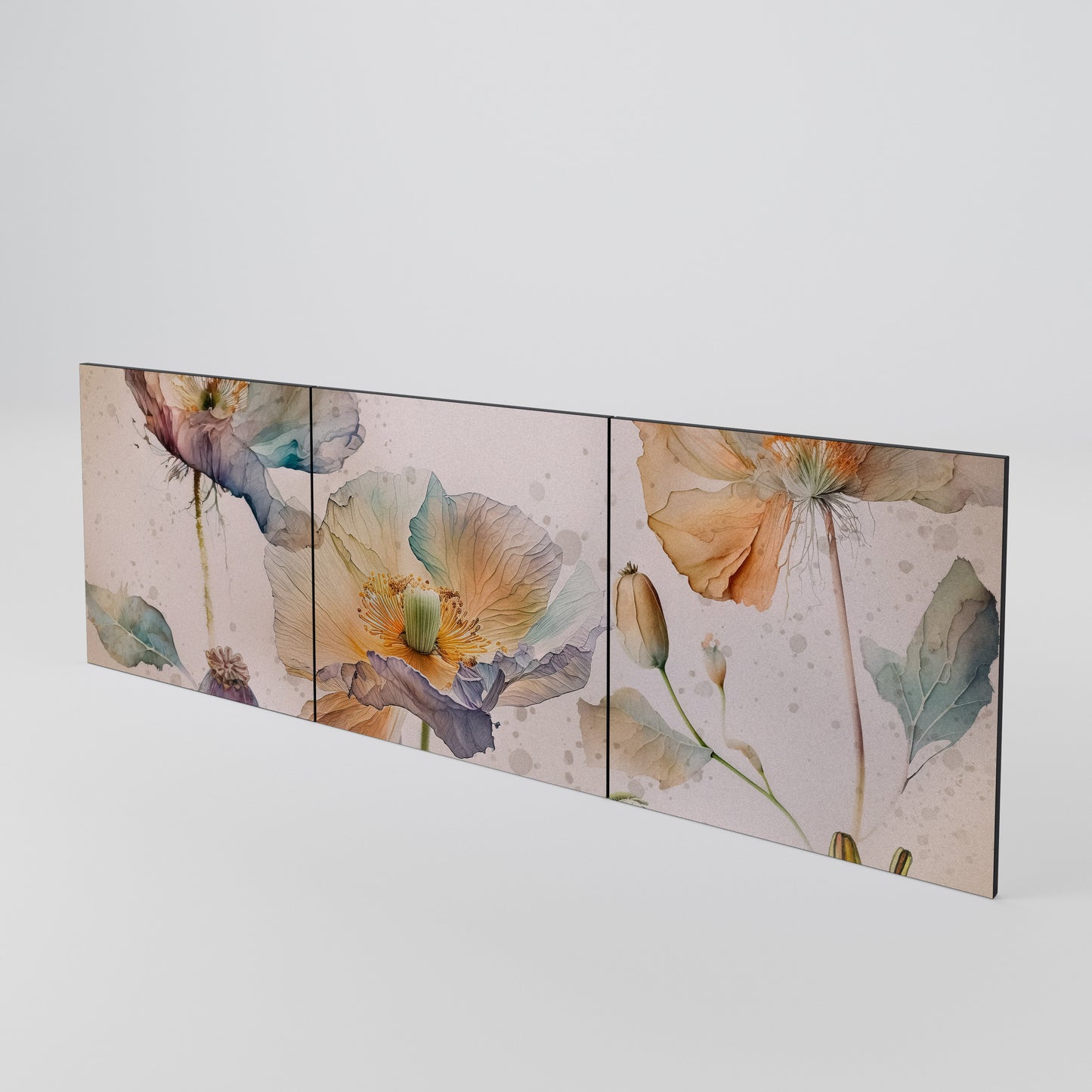 SOFTEN POPPY Set di 3 ante per madia
