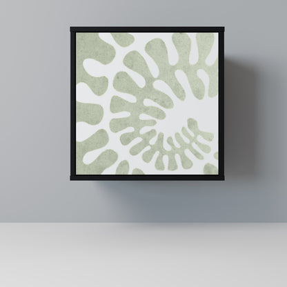 Credenza HELIX DANCE a 1 anta con finitura nera