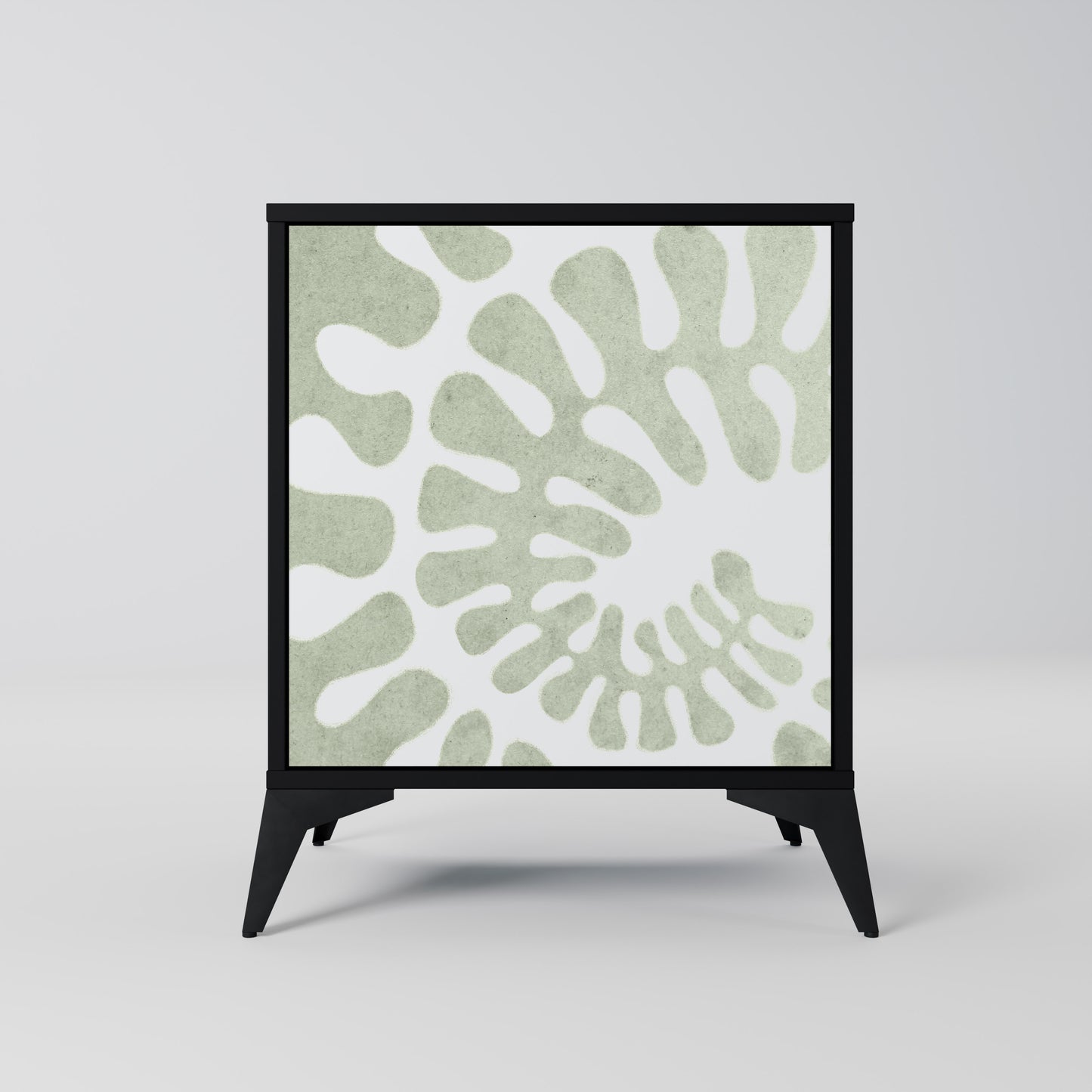 Credenza HELIX DANCE a 1 anta con finitura nera