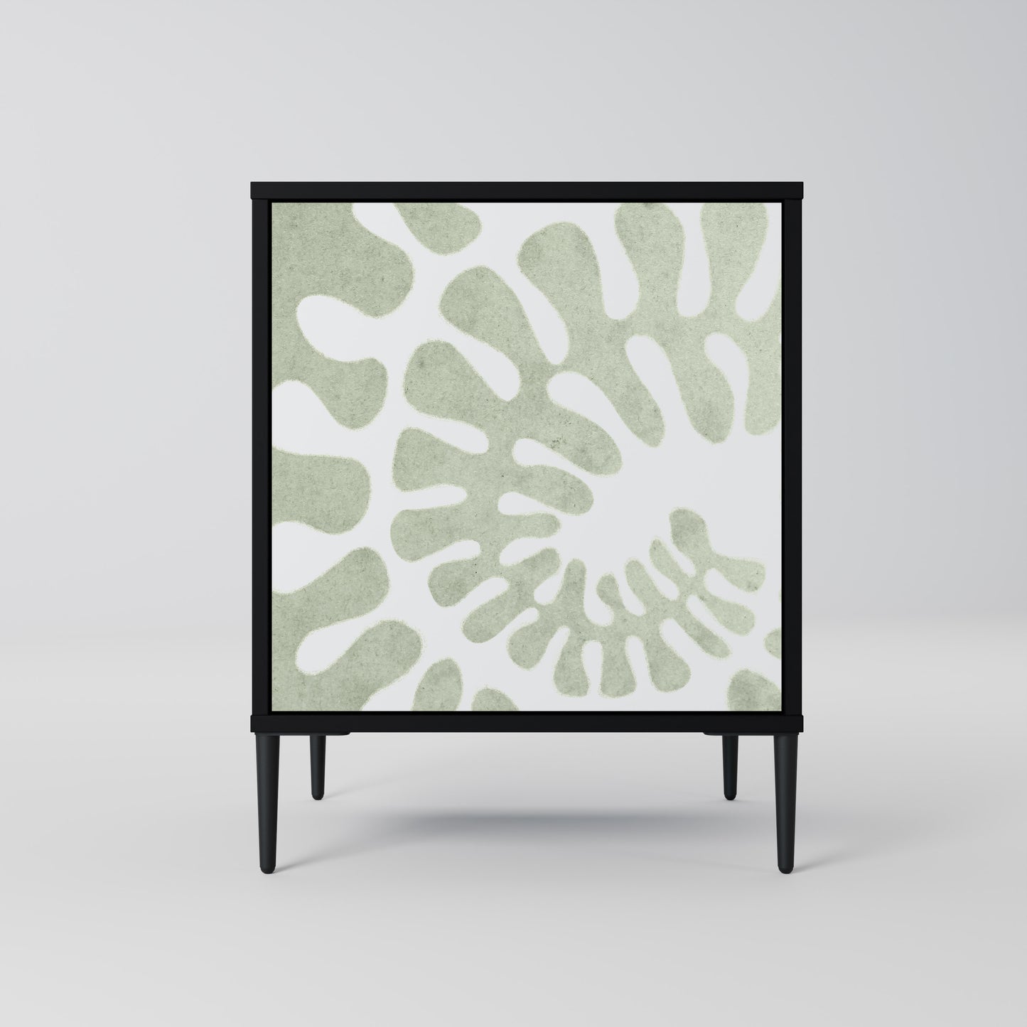 Credenza HELIX DANCE a 1 anta con finitura nera