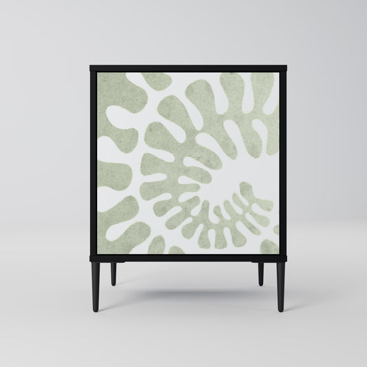 Credenza HELIX DANCE a 1 anta con finitura nera