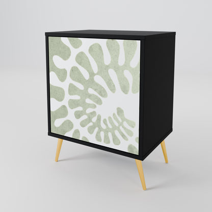 Credenza HELIX DANCE a 1 anta con finitura nera