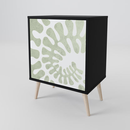 Credenza HELIX DANCE a 1 anta con finitura nera