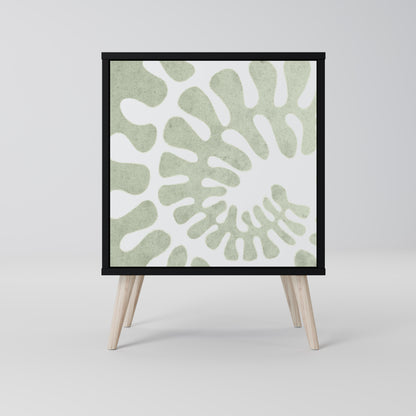 Credenza HELIX DANCE a 1 anta con finitura nera