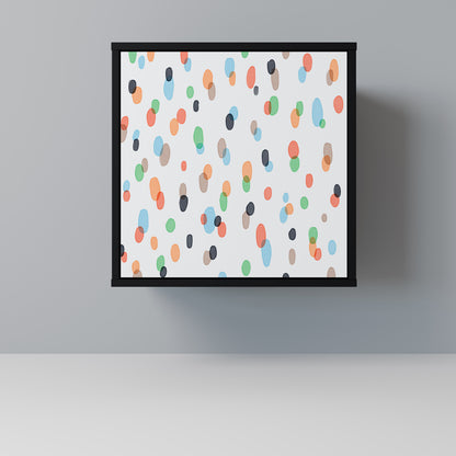 Credenza ENERGETIC SPOT a 1 anta con finitura nera