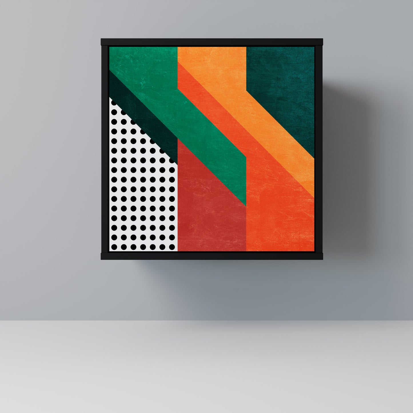 Credenza MAKESHIFT ARTISTRY a 1 anta con finitura nera