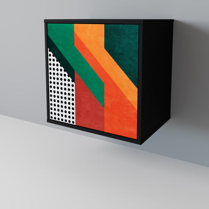 Credenza MAKESHIFT ARTISTRY a 1 anta con finitura nera