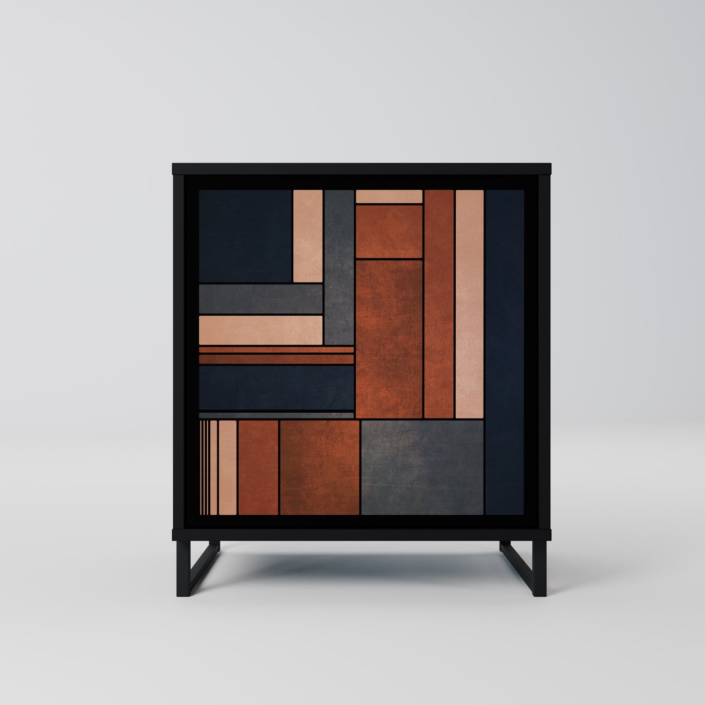 Credenza INTREPID FORMATION a 1 anta con finitura nera