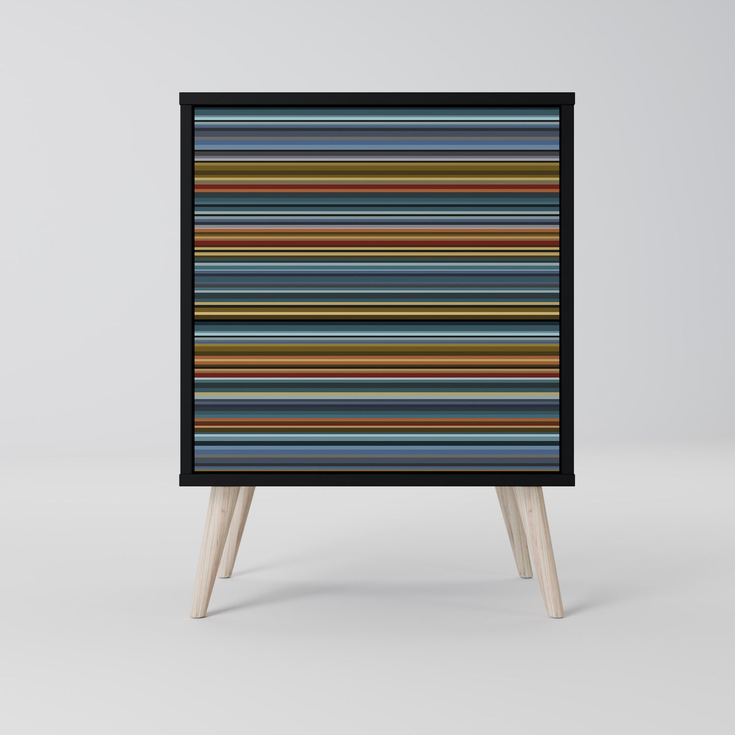 LINEOUT SPECTRUM 1-Door Sideboard in Black Finish