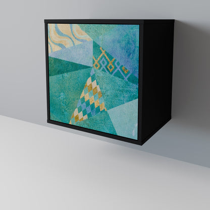 SPECTRUM SPLENDOR 1-Door Sideboard in Black Finish