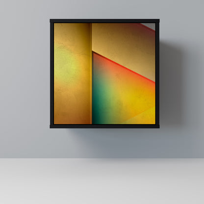 Credenza a 1 anta PIERCING SHARPNESS con finitura nera