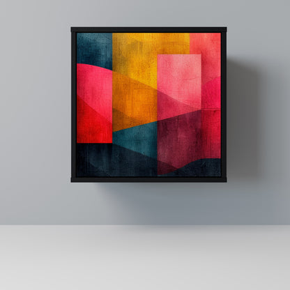 Credenza a 1 anta COLORFUL SOUNDS con finitura nera