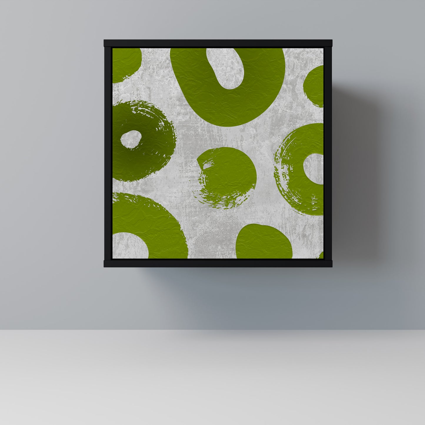 Credenza GREEN RHAPSODY a 1 anta con finitura nera