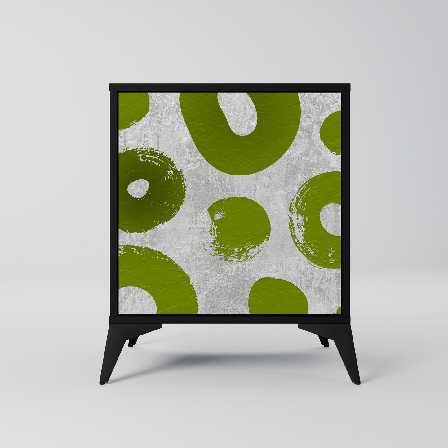 Credenza GREEN RHAPSODY a 1 anta con finitura nera