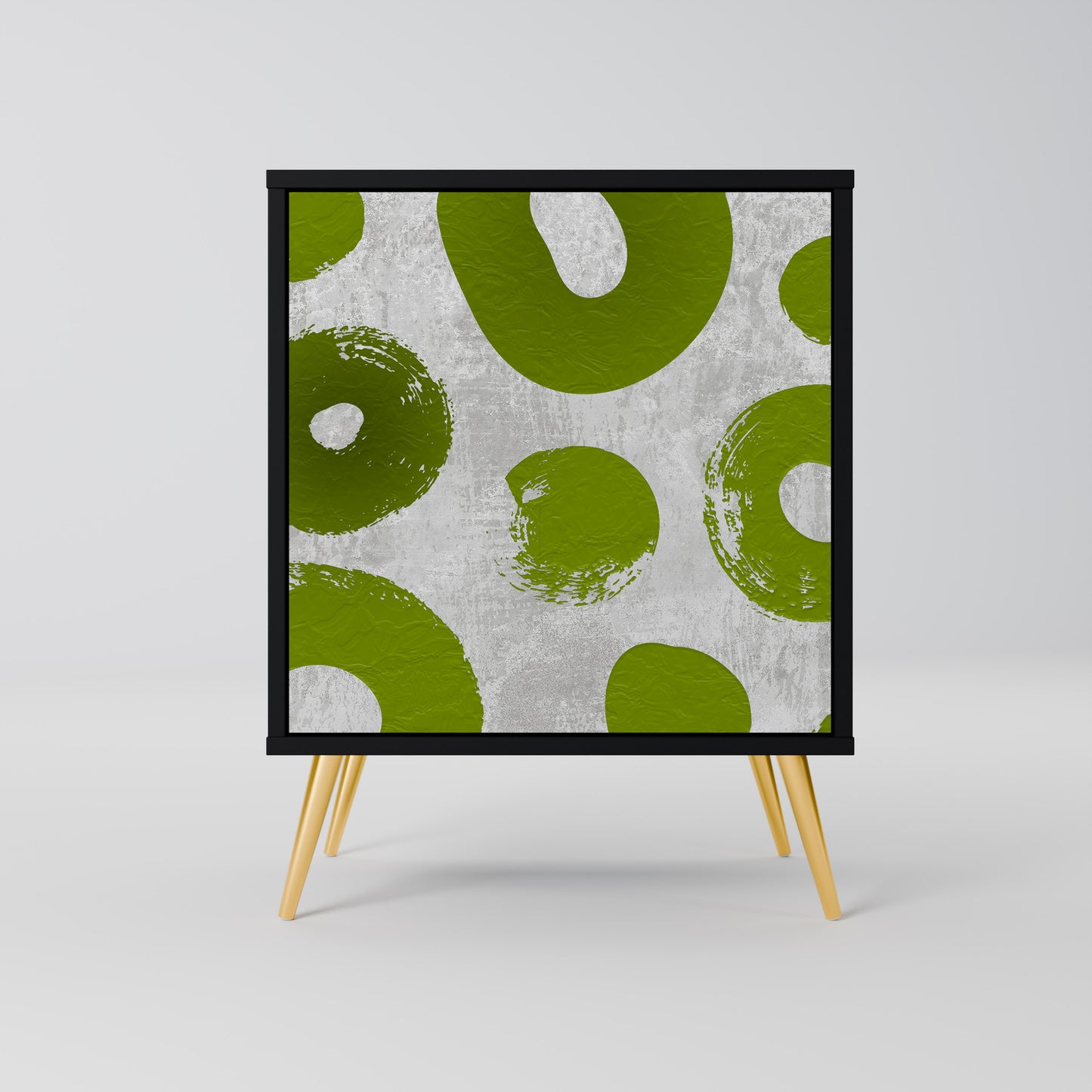 Credenza GREEN RHAPSODY a 1 anta con finitura nera