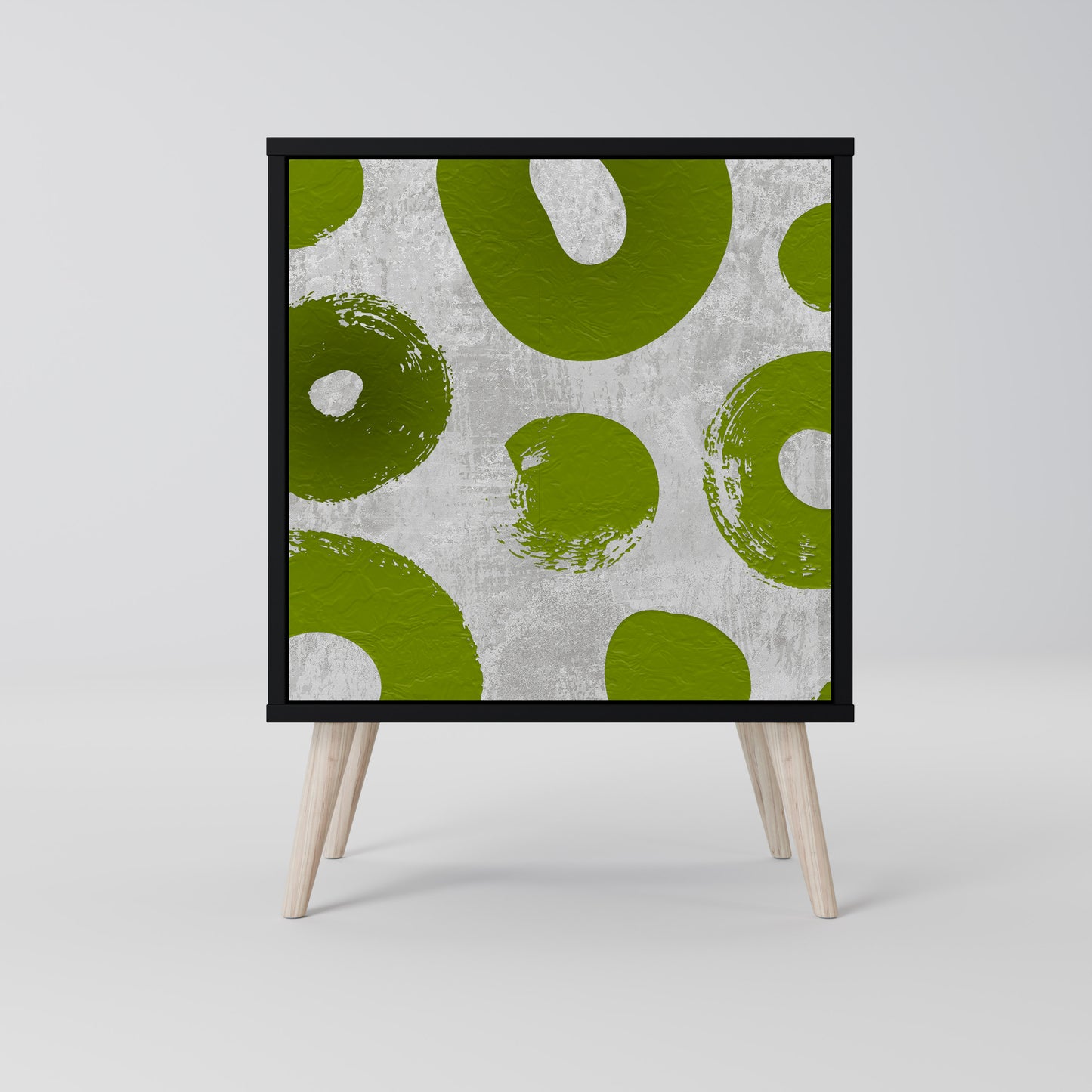 Credenza GREEN RHAPSODY a 1 anta con finitura nera