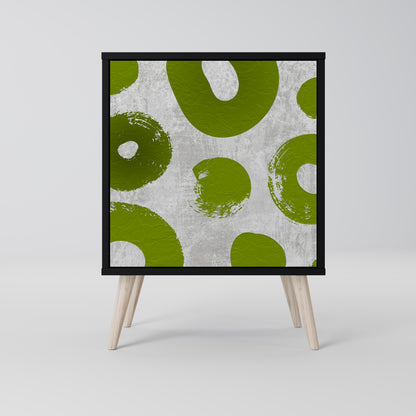 Credenza GREEN RHAPSODY a 1 anta con finitura nera