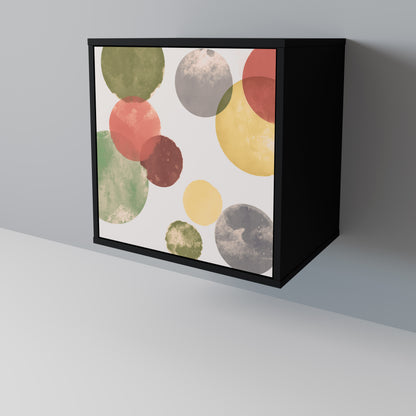 Credenza FLEETING HAPPINESS a 1 anta con finitura nera