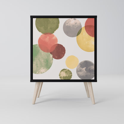 Credenza FLEETING HAPPINESS a 1 anta con finitura nera