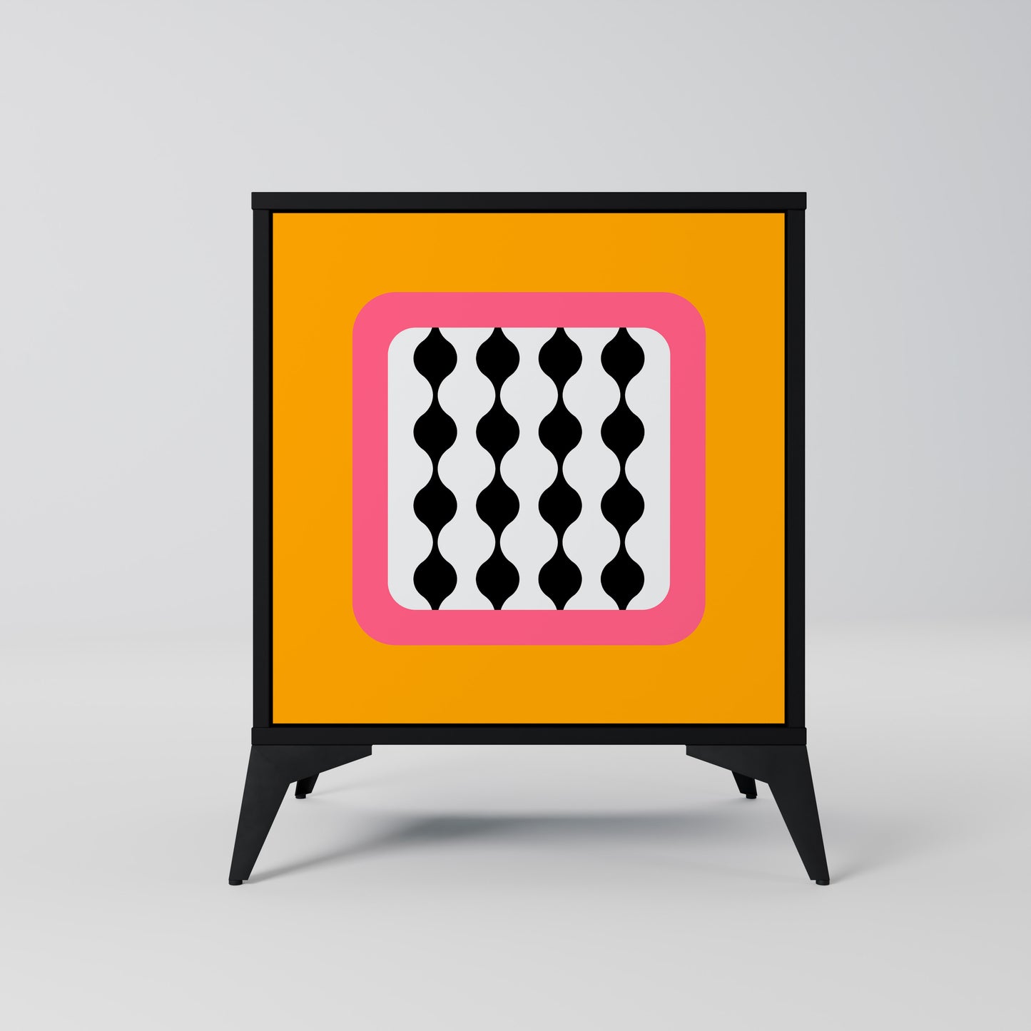 Credenza TEARS IN HEAVEN a 1 anta con finitura nera