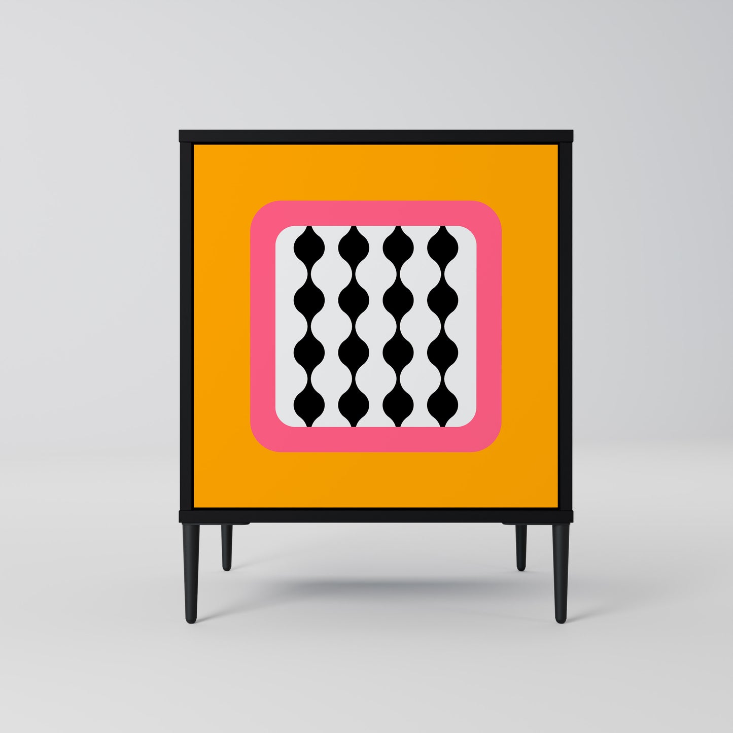 Credenza TEARS IN HEAVEN a 1 anta con finitura nera