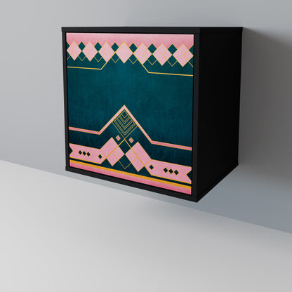 Credenza ROYAL COMPOSITION a 1 anta in finitura nera