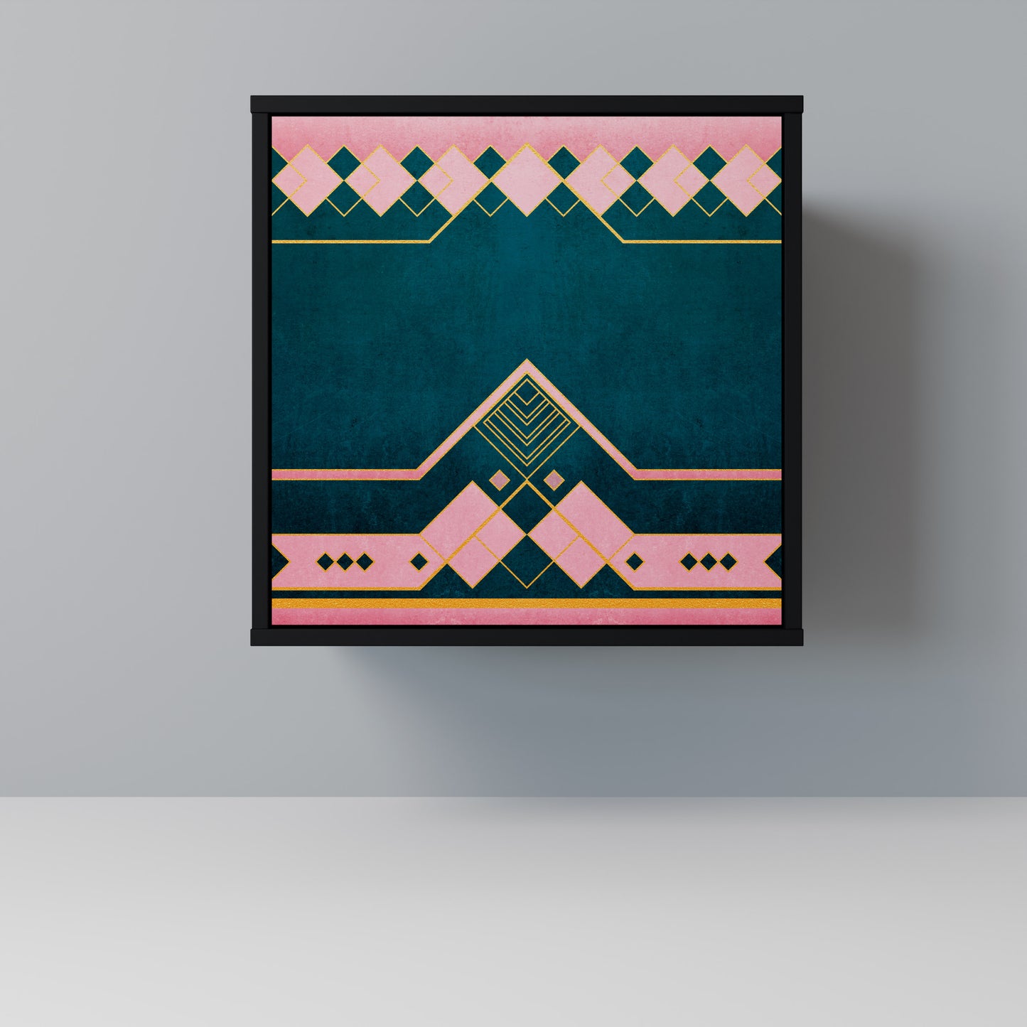 Credenza ROYAL COMPOSITION a 1 anta in finitura nera