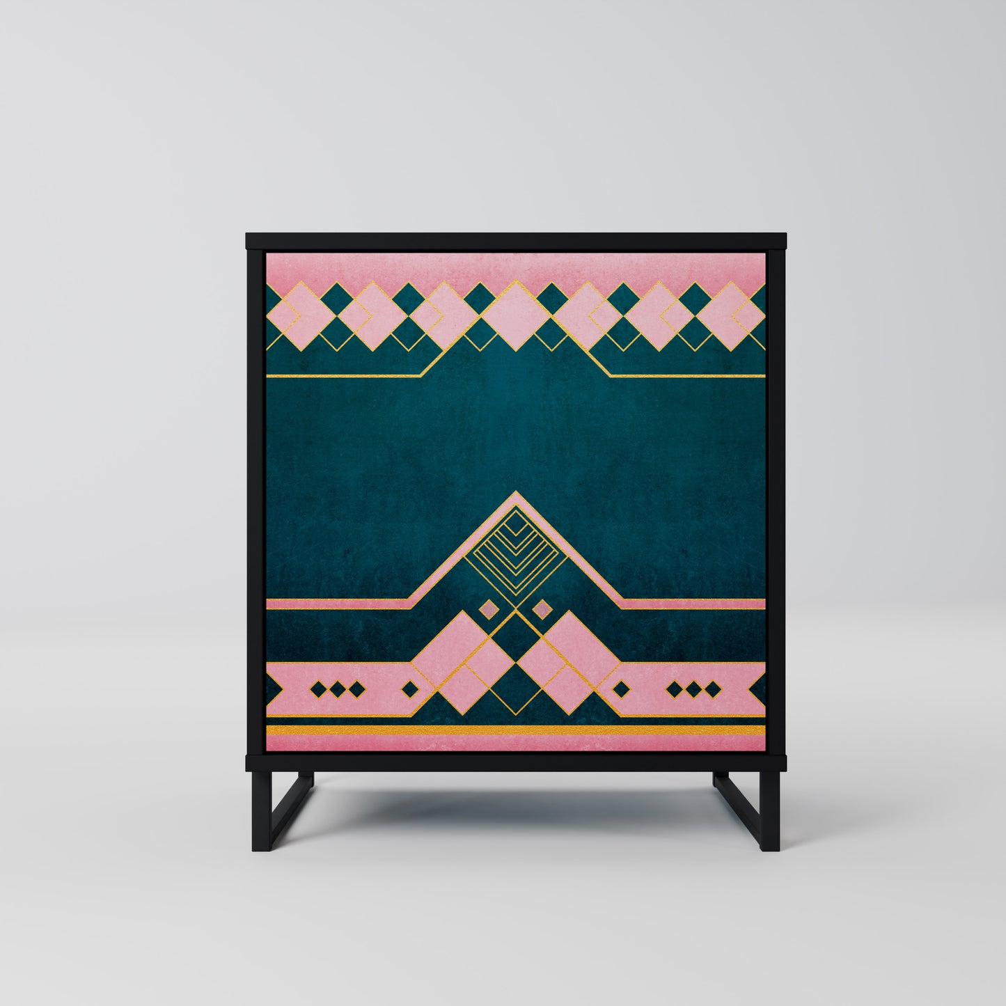 Credenza ROYAL COMPOSITION a 1 anta in finitura nera