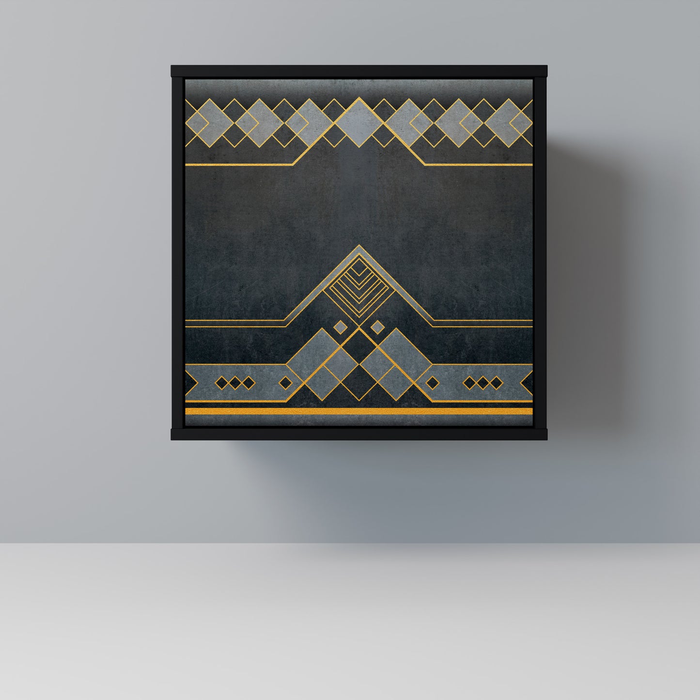 Credenza a 1 anta ROYAL ORDINARINESS con finitura nera