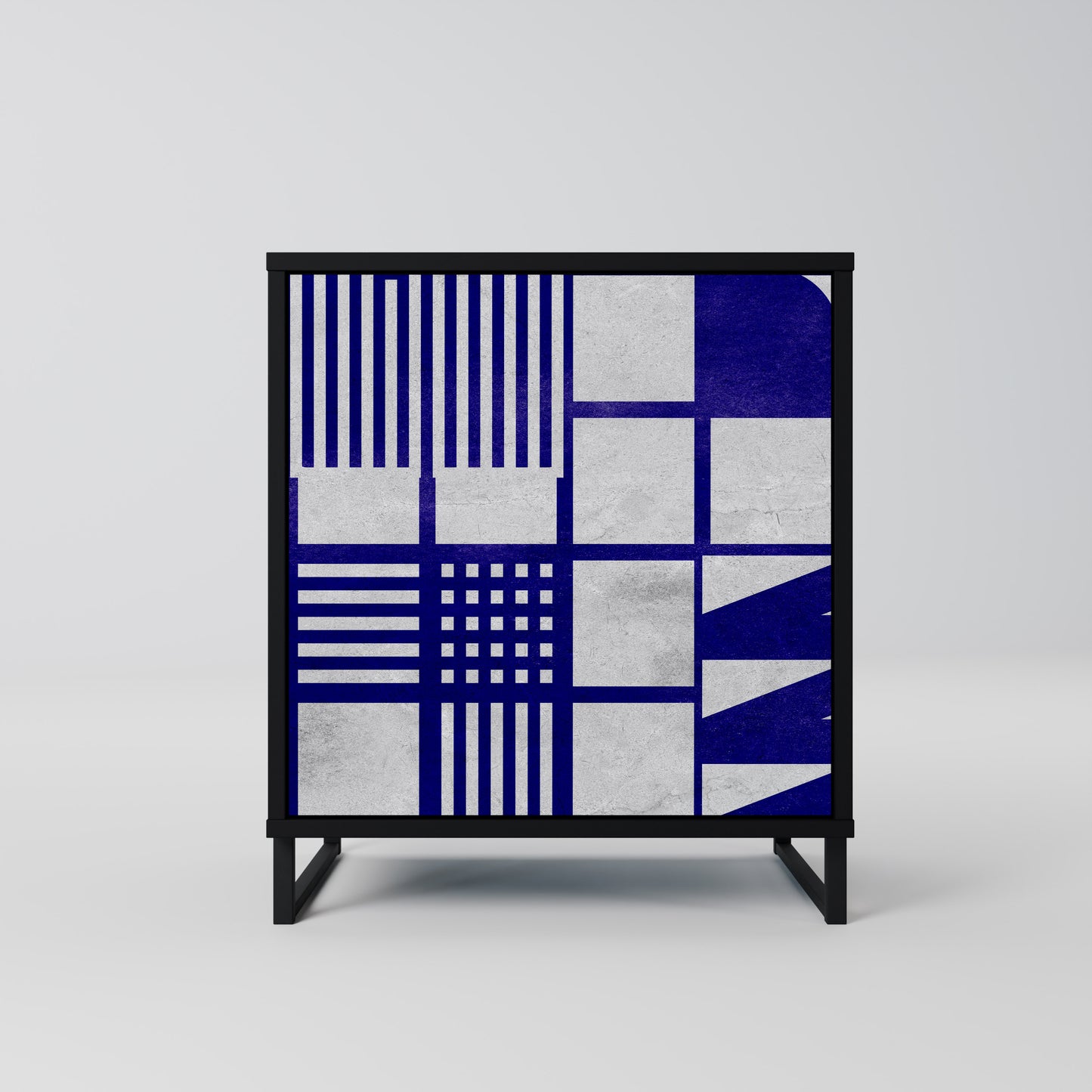 THE RIGHT PLACES 1-Door Sideboard in Black Finish