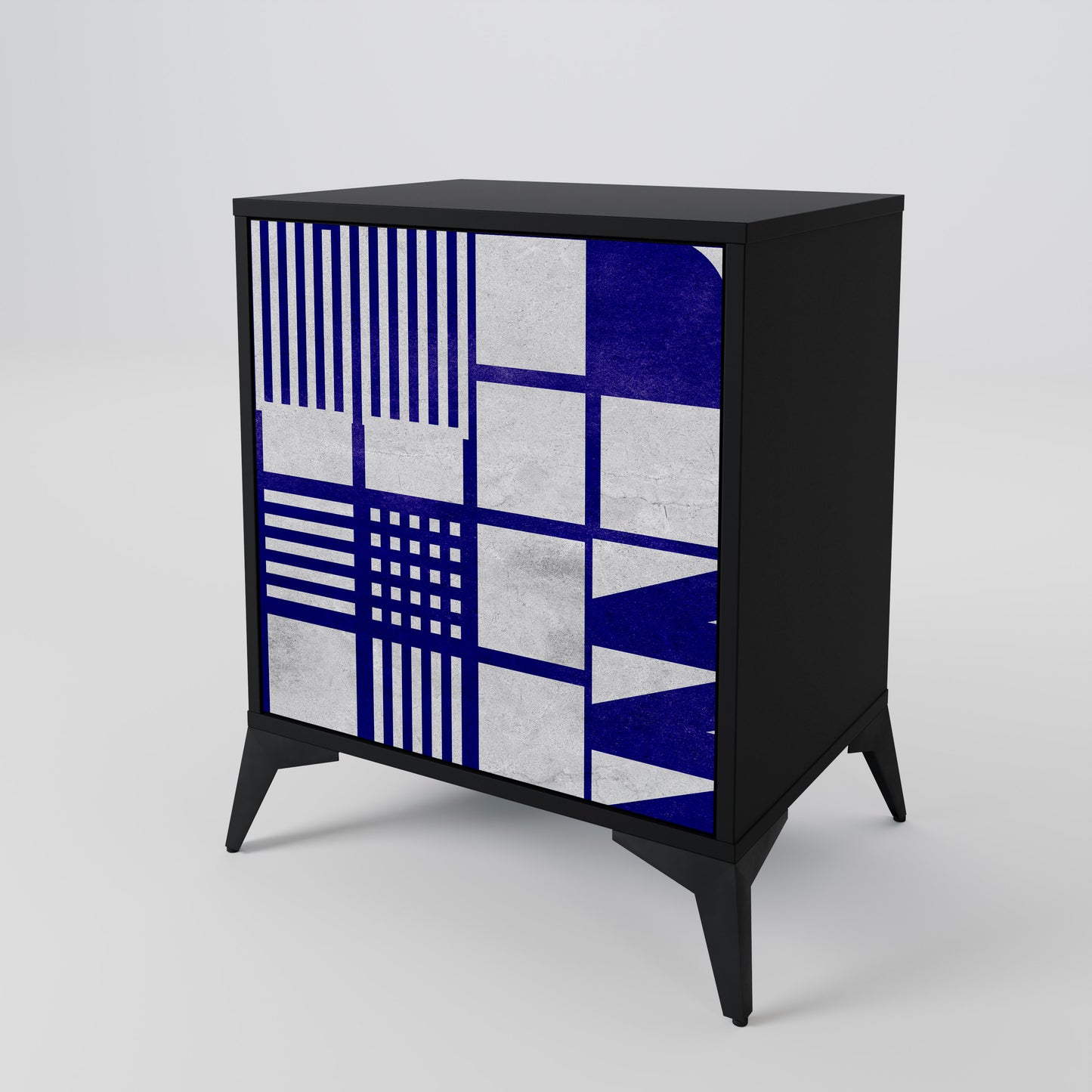 THE RIGHT PLACES 1-Door Sideboard in Black Finish