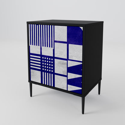 THE RIGHT PLACES 1-Door Sideboard in Black Finish