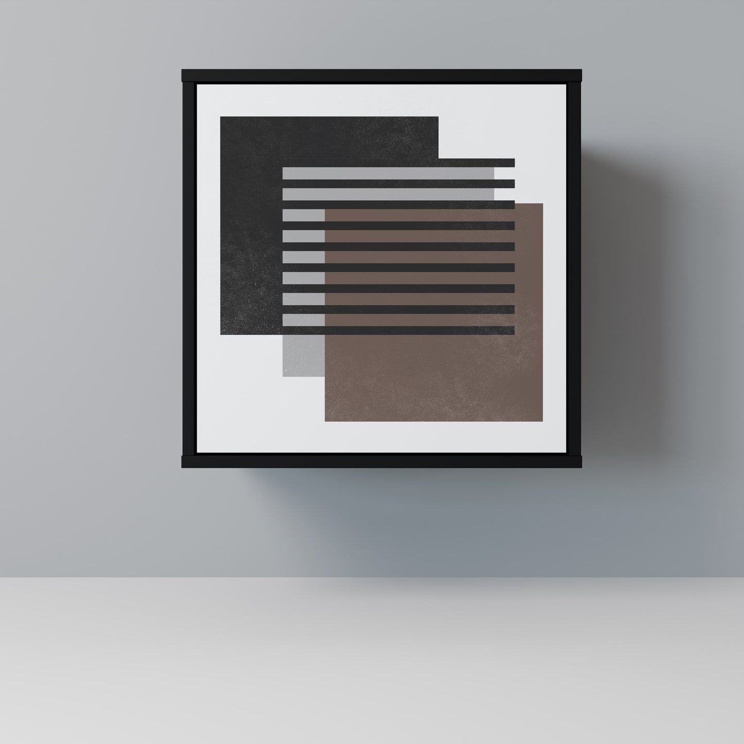 Credenza SHADOW SYNCHRONY a 1 anta con finitura nera