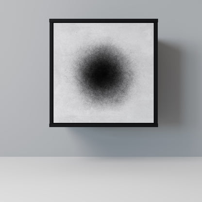 Credenza BLACK HOLE a 1 anta con finitura nera