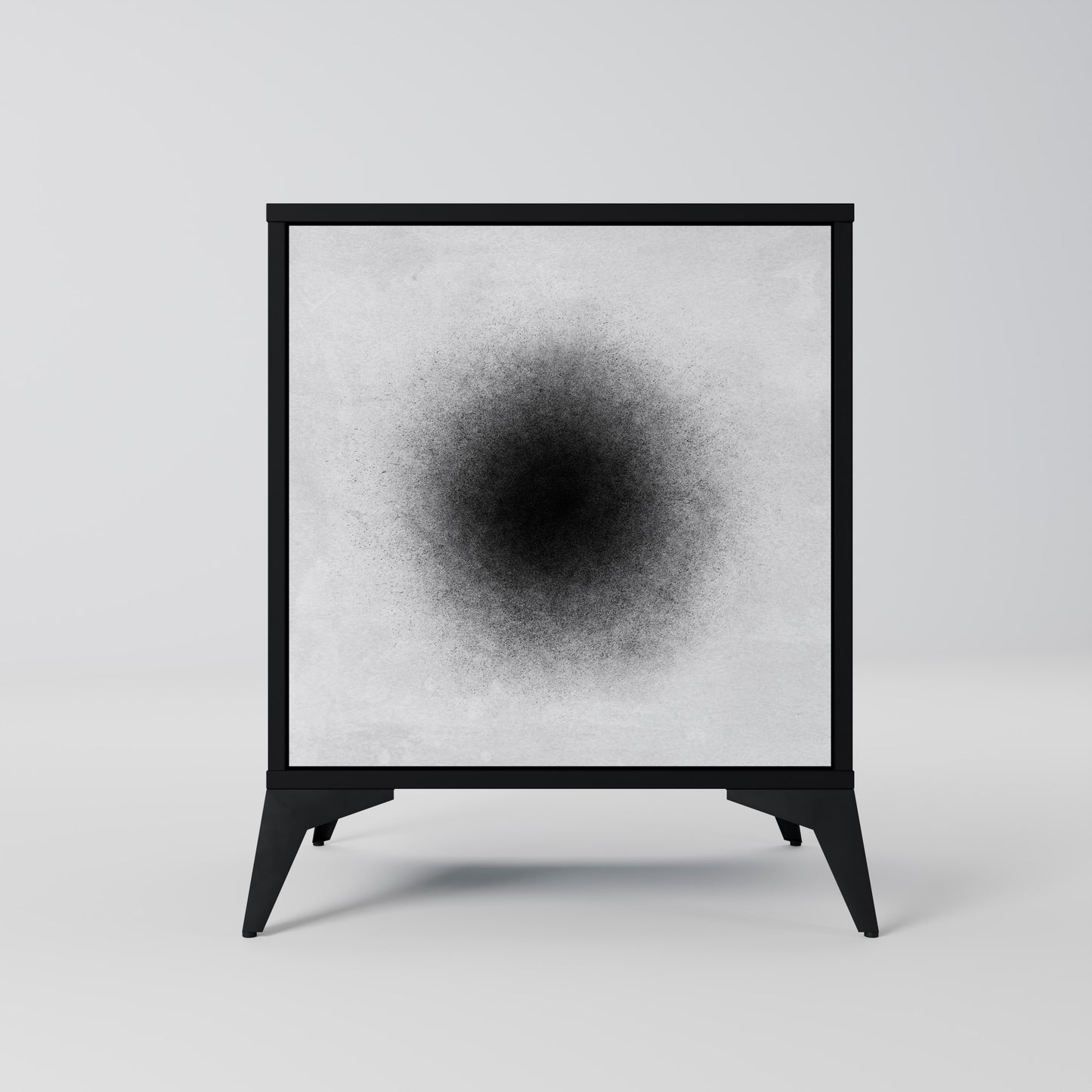 Credenza BLACK HOLE a 1 anta con finitura nera