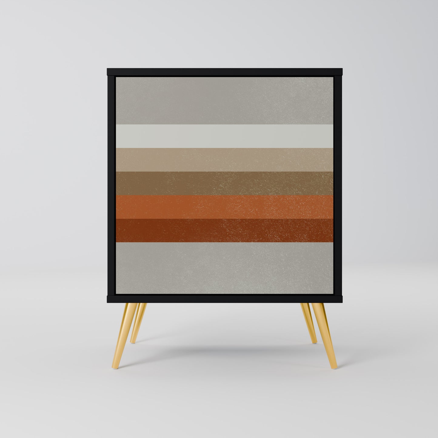 Credenza PECULIAR TRAIL a 1 anta con finitura nera