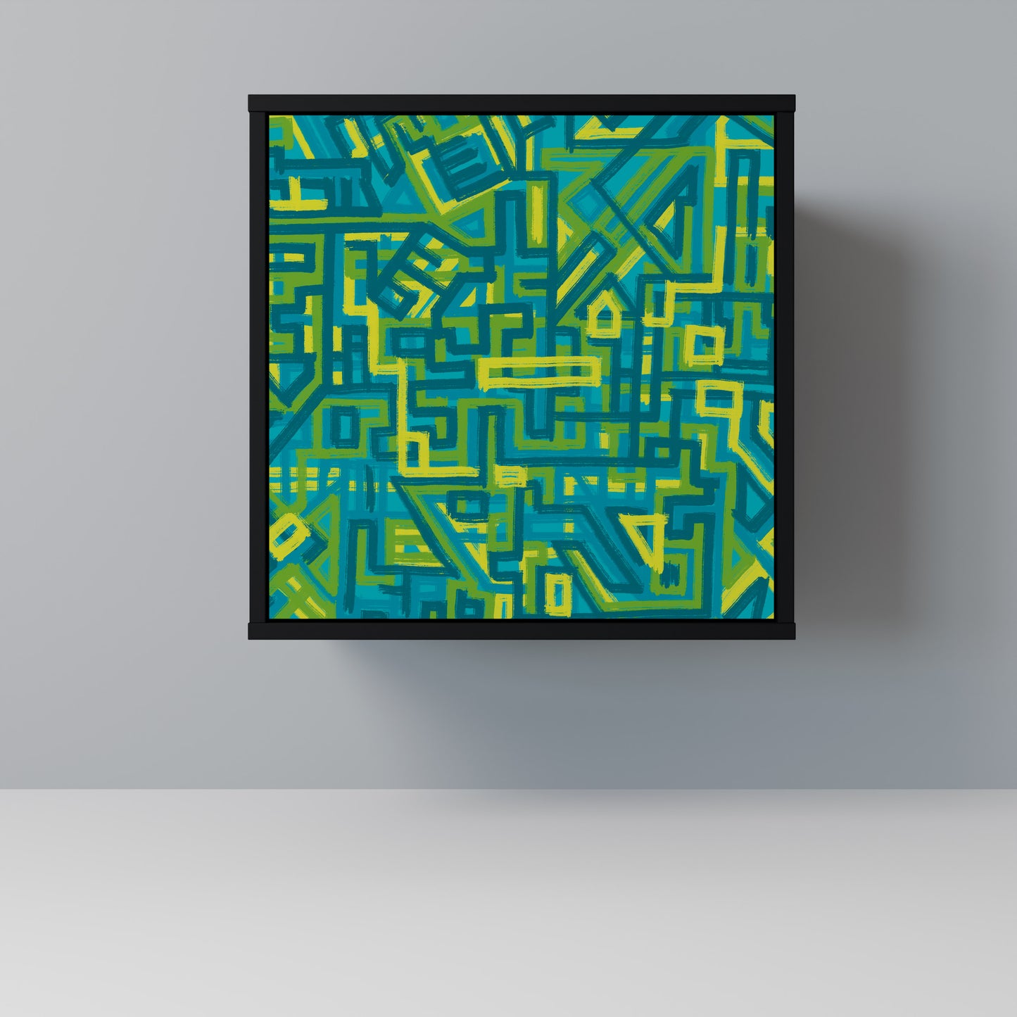 Credenza NOSTALGIC MEMORIES a 1 anta con finitura nera