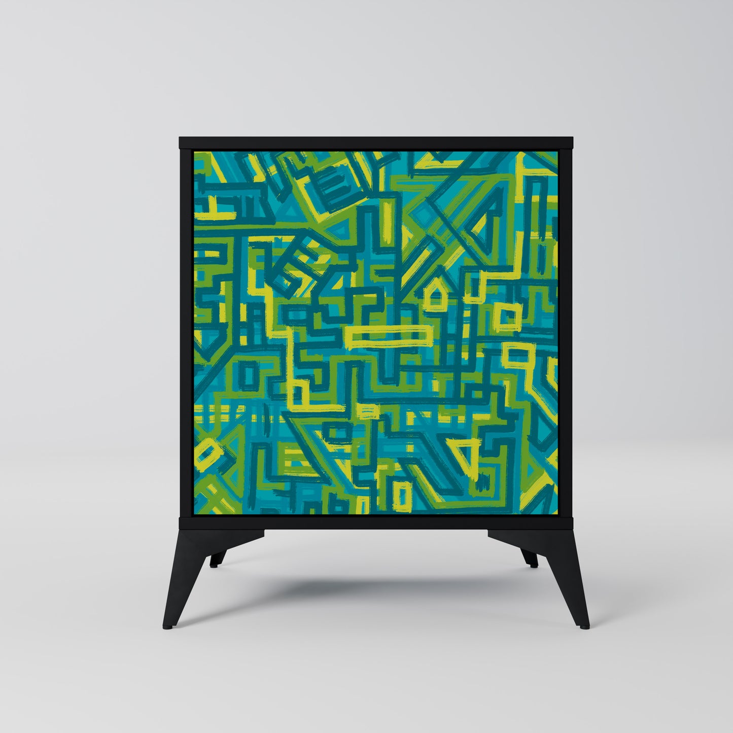 Credenza NOSTALGIC MEMORIES a 1 anta con finitura nera